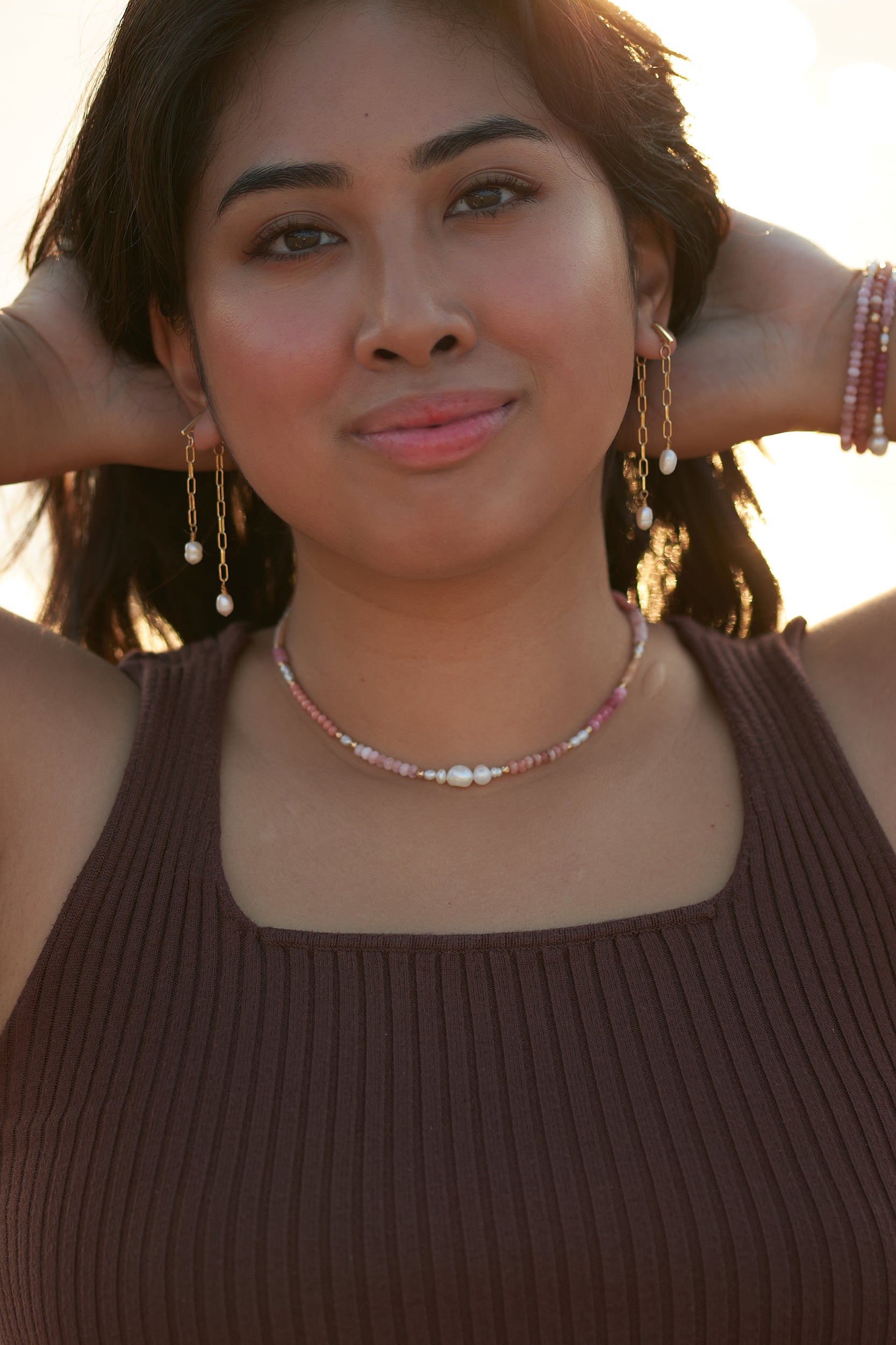 Ombré Necklace - Rosé