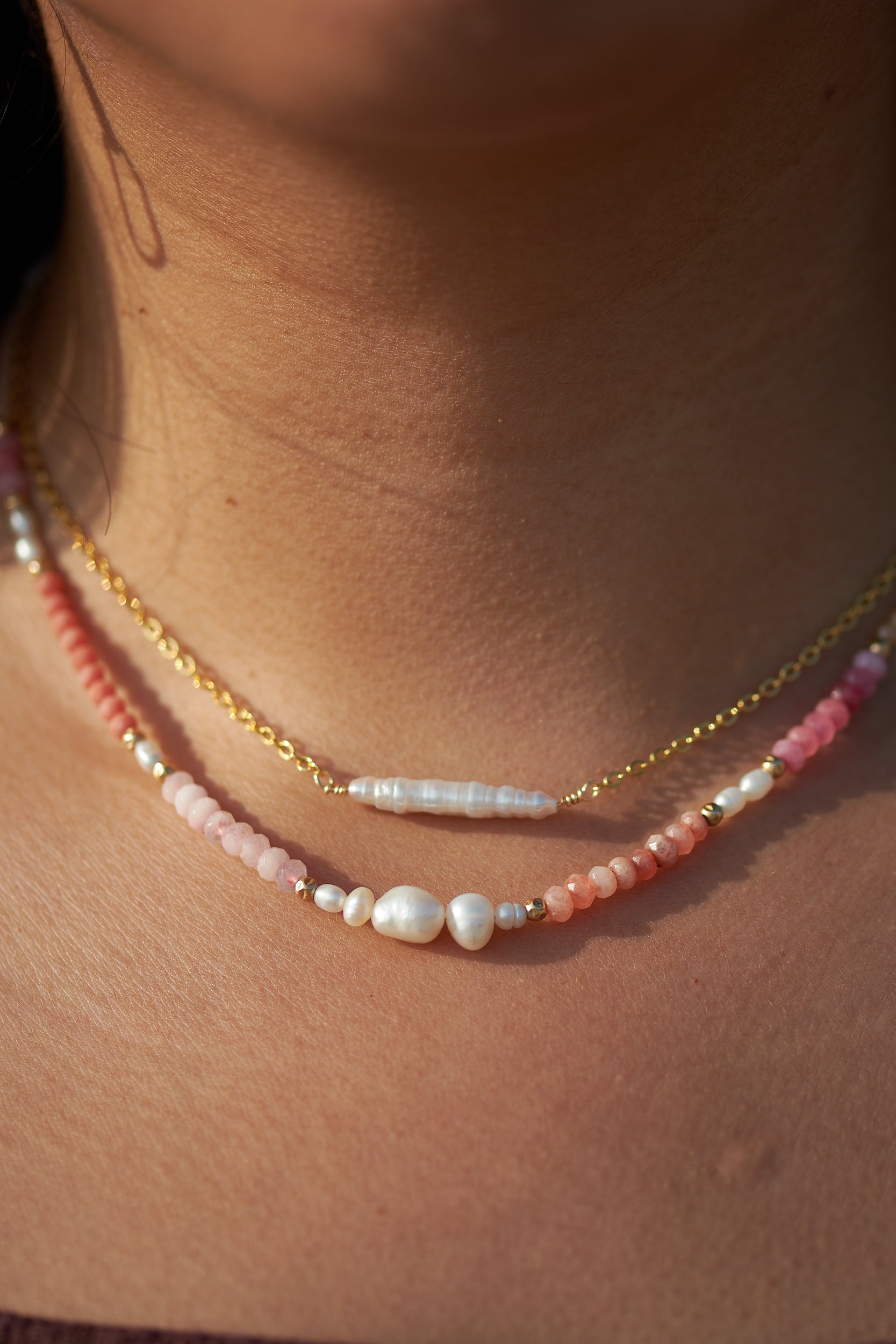 Ombré Necklace - Rosé