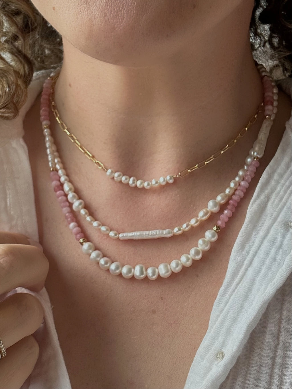 The Muse Necklace - Rosé